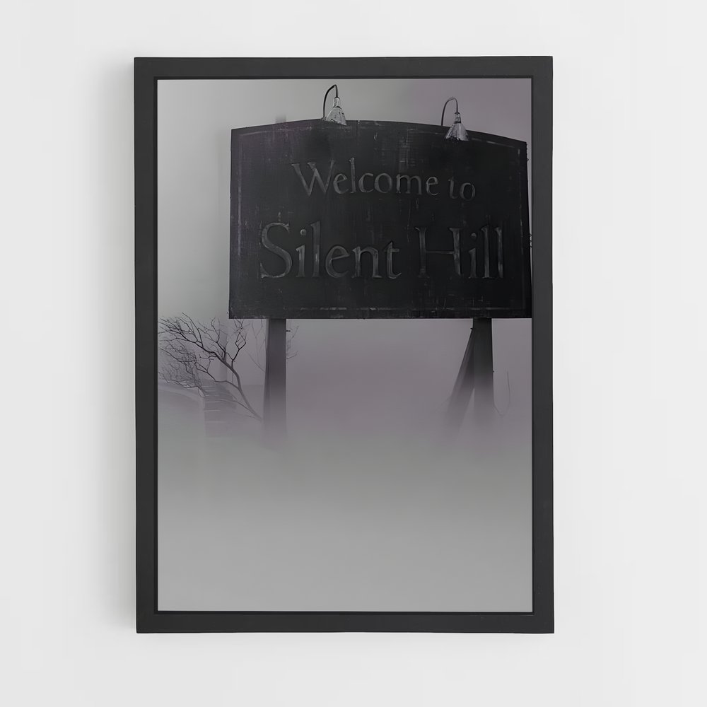 Poster hill brume – affiche Silent hill (vue 2)